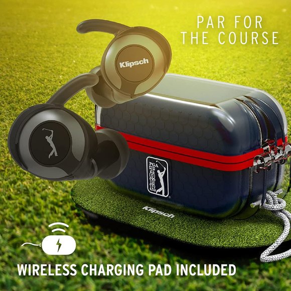 KLIPSCH T5 II TRUE WIRELESS SPORT PGA TOUR EDITION EARPHONES-NEW in box! - Picture 3 of 6